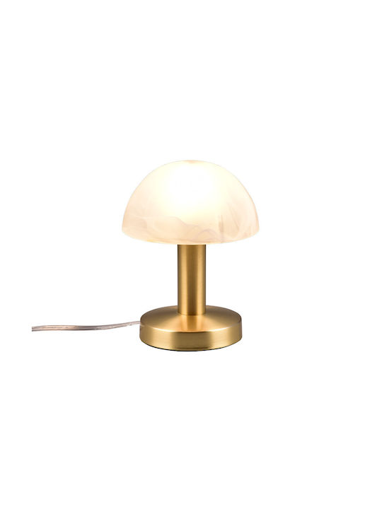 Trio Lighting Fynn II Modern Table Lamp E14 White/Gold