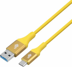 Tb Energy USB 3.0 Cable USB-C male - USB-A male Κίτρινο 2m (AKTBXKU3CPREM2Y)
