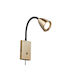 Trio Lighting Wanda Single Spot with Socket GU10 in Bronze Color