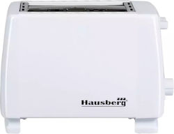 Hausberg Hausberg HB-150AB Φρυγανιέρα 2 Θέσεων 750W Λευκή