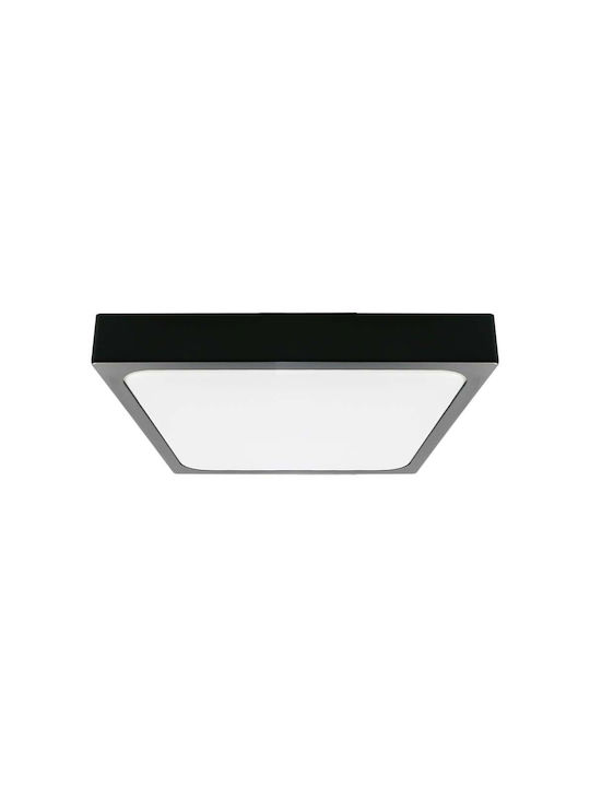 V-TAC Outdoor Ceiling Flush Mount with Integrated LED in Black Color 7647