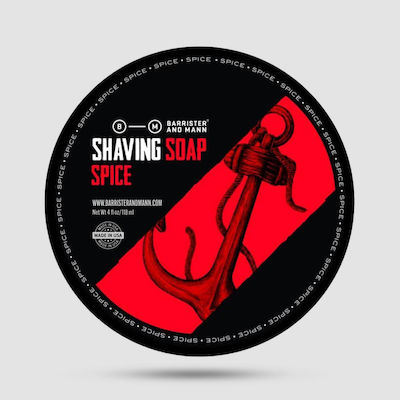 Barrister & Mann Spice Σαπούνι Ξυρίσματος 118ml