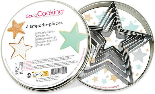 Scrap Cooking Keksausstecher Rostfreier Stahl 6 Stück