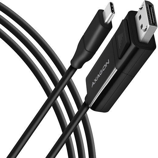 Axagon Video Cable USB-C male - DisplayPort Μαύρο 1.8m RVC-DPC
