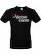 B&C The Vampire Diaries T-shirt σε Μαύρο χρώμα