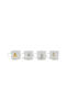 Stor Mickey Mug Glass Transparent 100ml 4pcs