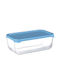 Espiel Snowbox Lunchbox Glas Blau 420ml 2Stück