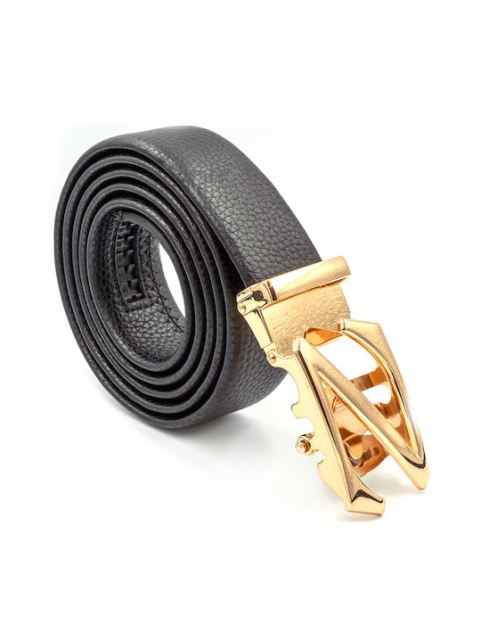 Men's Leather Belt Black