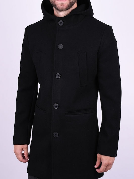 Men's Coat Black Black