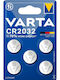 Varta Батерии Литий За часовници CR2032 3V 5бр