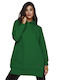 Women's Long Hooded Sweatshirt Green