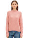 Tom Tailor Women's Long Sleeve Sweater Peach Pink