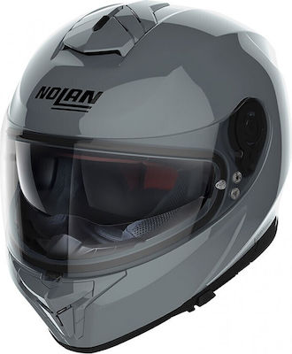 Nolan N80-8 Classic N-Com Full Face Helmet with Pinlock and Sun Visor Slate Grey