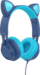 Havit H225d Ενσύρματα On Ear Ακουστικά Μπλε