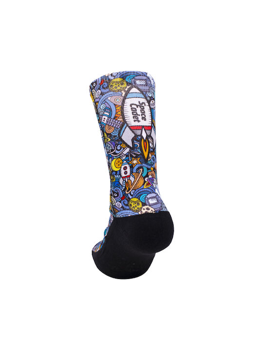 Спортни чорапи NoHo Collection Space Cadet Многоцветни Малки (36-39)