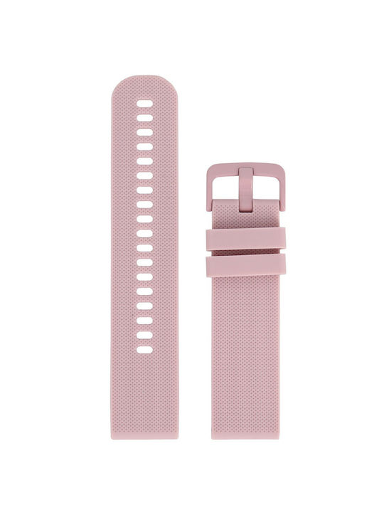 Diloy Straps Καουτσούκ Λουράκι Ροζ 22mm