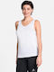 Salomon Women's Athletic Blouse Sleeveless White