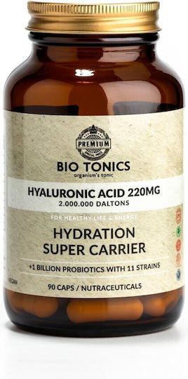 Bio Tonics Hydration Super Carrier 220mg Supplement for Joint Health 90 Vegetable Capsules