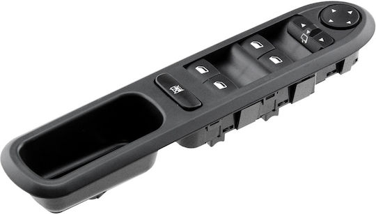 NTY Fensterheberschalter Auto für Peugeot 407 9pin Schwarz