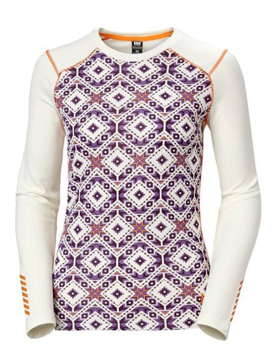 Helly Hansen Lifa Active Graphic Γυναικεία Ισοθερμική Μακρυμάνικη Μπλούζα Πολύχρωμη