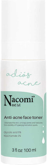 Nacomi Adios Acne Next Lvl Liquid Cleansing Face for Acne-Prone Skin 100ml