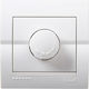 Lezard Deriy Recessed Dimmer Switch Without Frame Classic Rotary 250W in White Color