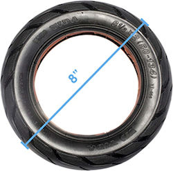 Lorelli Cauciuc Bicicletă Copii 8"