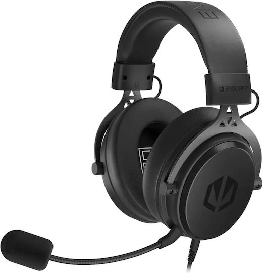 Endorfy VIRO Plus USB Über Ohr Gaming-Headset mit Verbindung USB Schwarz