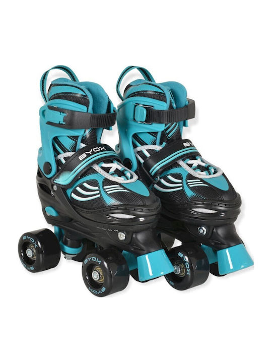 Byox Inline / Quad Αυξομειούμενα Rollers Τιρκουάζ Παιδικά Byox Inline / Quad Αυξομειούμενα Rollers Τιρκουάζ Παιδικά