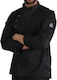 Tips Blouse Chef Unisex Gray with Long Sleeve