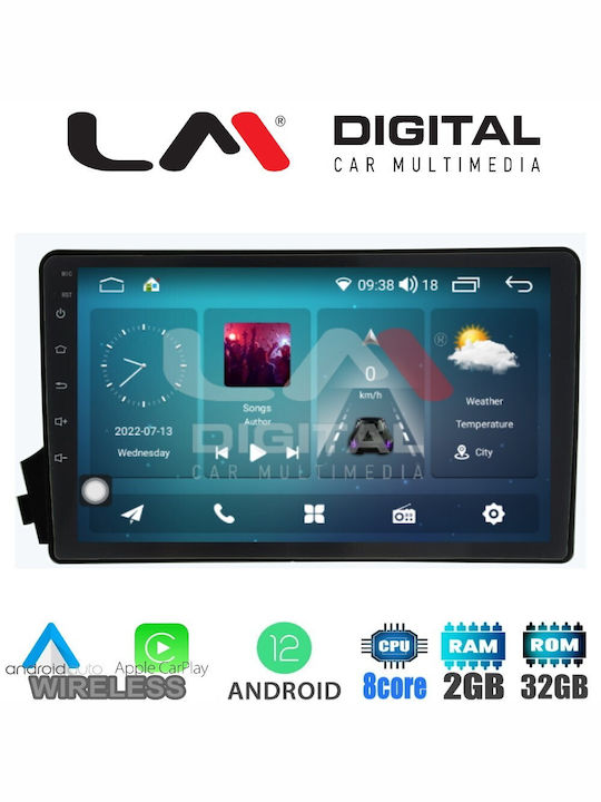 LM Digital Sistem Audio Auto pentru Ssangyong Actyon / Kyron 2006-2015 (Bluetooth/USB/WiFi/GPS/Apple-Carplay/Android-Auto) cu Ecran Tactil 9"