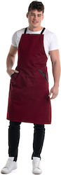 Adiavroxo (Work Aprons & Sleeves) Ποδιά Σερβιτόρου Ολόσωμη Barutti Μπορντό Adiavroxo (Work Aprons & Sleeves) Ποδιά Σερβιτόρου Ολόσωμη Barutti Μπορντό