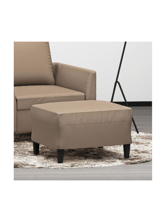 Footstool Upholstered with Artificial Leather C...