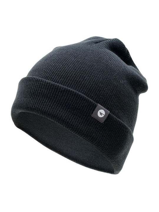 Mabo Beanie Ανδρικός Σκούφος Πλεκτός σε Μαύρο χρώμα