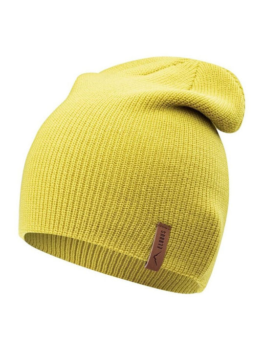 Usian Ribbed Beanie Cap Yellow