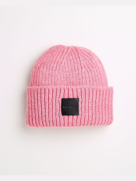 Tailor Made Knitwear Knitted Beanie Cap Pink