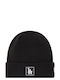 New Era Knitted Beanie Cap Black