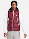 Storm Fit Sleeveless Winter Jacket Puffer Windproof Burgundy