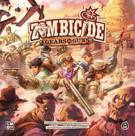 Επέκταση Παιχνιδιού Zombicide: Undead or Alive – Gears & Guns για 1-6 Παίκτες 14+ Ετών (EN) Cool Mini Or Not