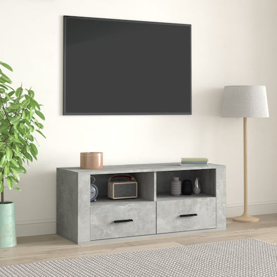 TV Stand Gray 100x35x40cm
