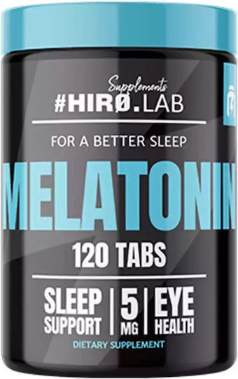 Hiro.Lab Melatonin 5mg Supplement for Sleep 120 Tablets