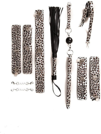 Comfort BDSM Kit Erotik Accessoires Set Silver 5Stück