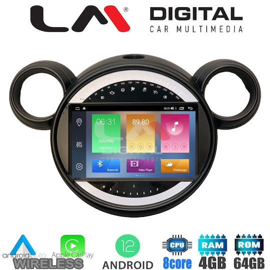 LM Digital Автомобилна Аудио Система (Блутут/USB/WiFi/GPS/Apple-Carplay/Android-Auto)