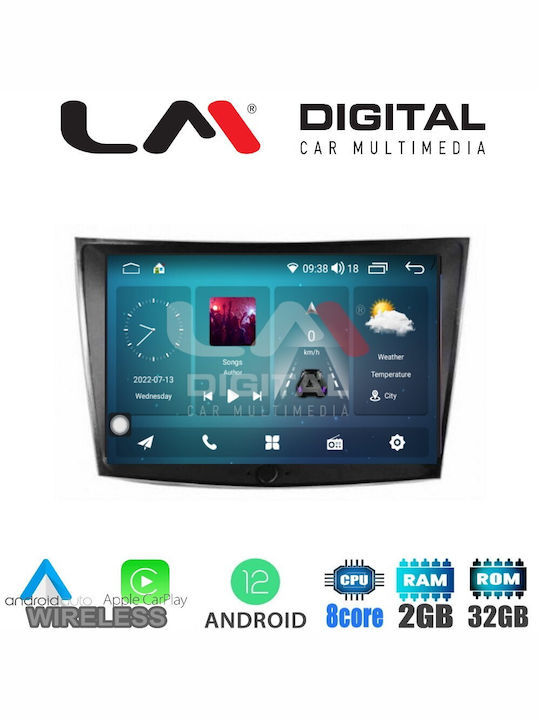 LM Digital Car Audio System for Ssangyong Tivoli Tivoli / XVL 2015 - 2019 (Bluetooth/USB/AUX/WiFi/GPS/Apple-Carplay/Android-Auto) with Touch Screen 9"