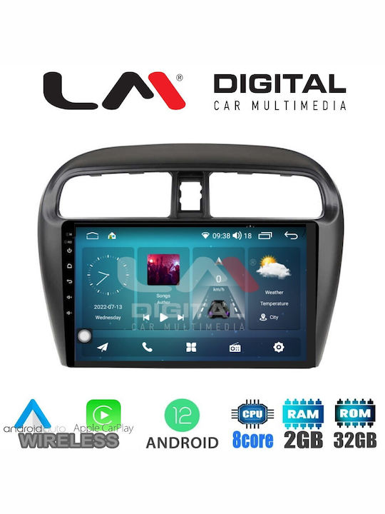 LM Digital Car Audio System for Mitsubishi Space Star 2013 (Bluetooth/USB/WiFi/GPS/Apple-Carplay/Android-Auto) with Touch Screen 9"