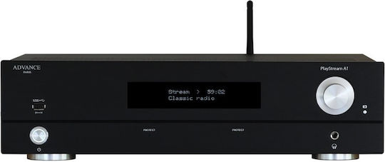Advance Acoustic Ολοκληρωμένος Ενισχυτής Hi-Fi Stereo PlayStream A1 52W/8Ω Μαύρος
