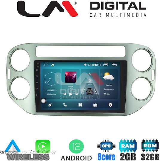 LM Digital Sistem Audio Auto pentru Volkswagen Tiguan / Golf Plus 2007--2016 (Bluetooth/USB/WiFi/GPS/Apple-Carplay/Android-Auto) cu Ecran 9"