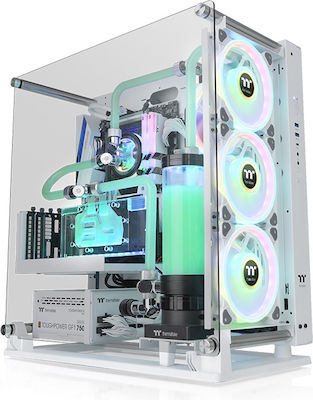 Thermaltake Core P3 TG Pro Gaming Midi Tower Κουτί Υπολογιστή με Πλαϊνό Παράθυρο Λευκό