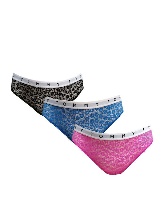 Tommy Hilfiger Γυναικεία Slip 3Pack με Δαντέλα ...