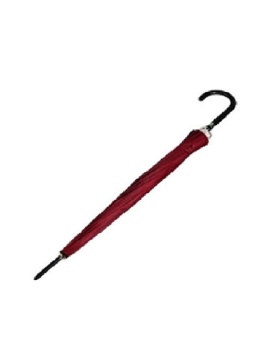 Sidirela 80cm Umbrella with Walking Stick Red